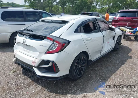 2020 Honda Civic Sport из США, поврежденный, VIN SHHFK7H42LU216831